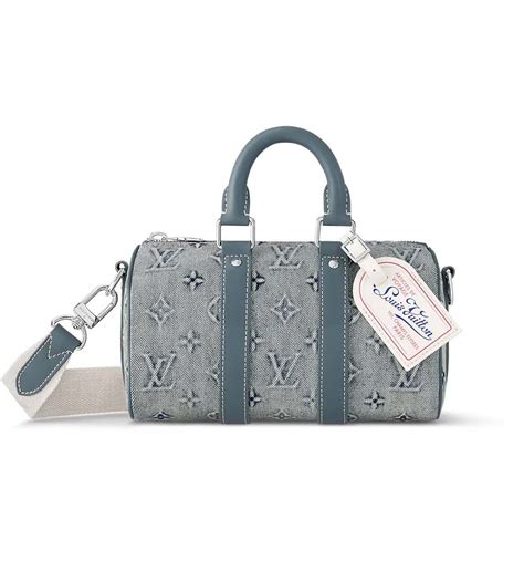 louis vuitton keepall 25 denim